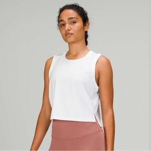 Lululemon Mesh Back Cropped Train Tank